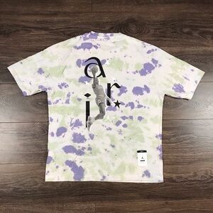 Air Jordan Men’s AJ Sport DNA ‘85 Retro Style Tie-Dye Active Shirt Size Large